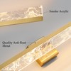 AIJIASI Gold Vanity Light - 24 Inch Modern Bathroom Light