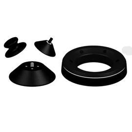 sPinbusterz Bowling Ball Complete Spinner Sander Kit Sand Polish Abralon (Black)