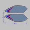 BYEMTTY 3D Traction Pad Tank Kit Compatible with BWM S1000RR