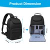 MOSISO Bolso Bandolera para Cámara,DSLR/SLR/Mirrorless Estuche para Cámaras para Fotógrafos