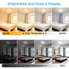 OOWOLF LED Ceiling Light, 40W 15.4 Inch Dimmable Ceiling Light