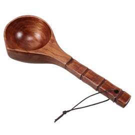 FOMIYES Wooden Spoon Scooping Water Dispensing Dropper Table Rabbit Trash Can Pendant Airplane Elegant Logo Tin Airplane Joystick Handle Belt Micro Dropper Chinese Water Spoon Coffee