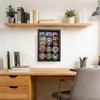 Patch Display Case Wall Mount — Black Wooden Patch Display
