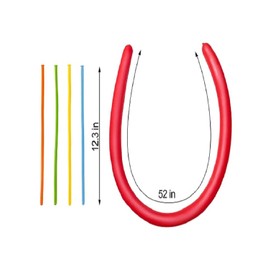 EBLLIWSM 200 PCS Latex Twisting Balloons 260Q Magic Balloons Assorted Color Long Balloons for Animal Shape Party Decorations