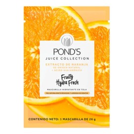 Pond’s Fruity Hydra Fresh Mascarilla Hidratante de Naranja 26 g