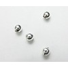 3000pcs Metal Parts Metal Beads 2mm Silver Round Huey Grocery
