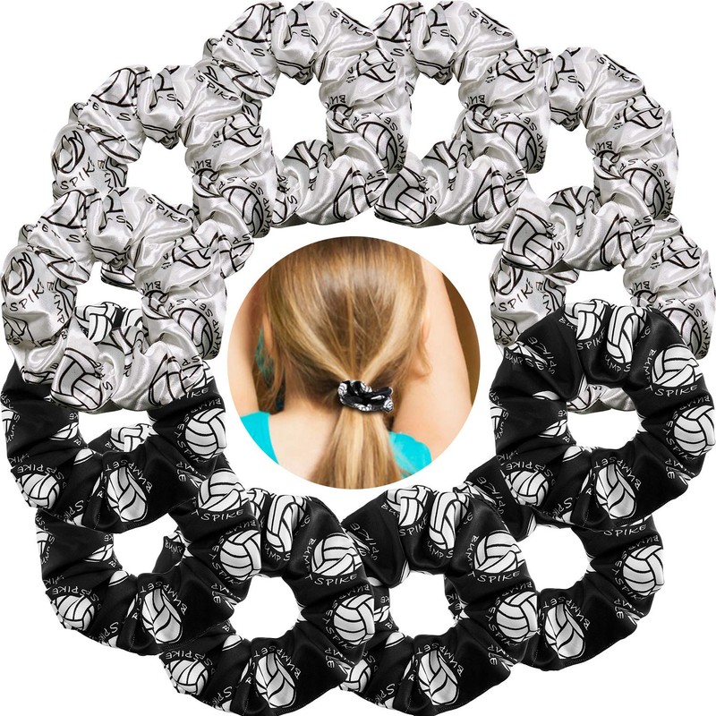 12 Gomas para Cabello de Seda Bandas de Lazos de