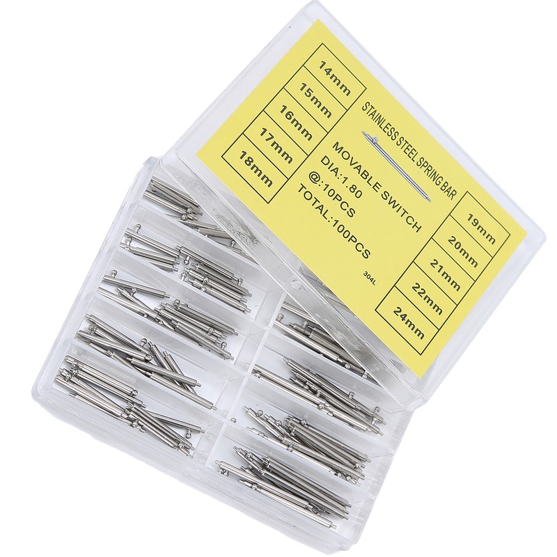 1.8mm / 0.07in Thickness Quick Release Spring Bars Strap Link