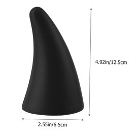 Ciieeo 2 Pcs Devil Horns Sticker for Cars Elasticity Bumper Protector Durable Automobile Decoration Easy Peel Apply Unique Car Styling Accessory