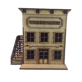 Undertaker 28mm MDF Kit Tombstone Desperado Legends of the Old West Scenery Terrain