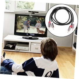 KOMBIUDA Male to Male Audio Cable Connection Cable for Home Theater and HDTV Plated Plug High Fidelity Sound Quality Braided Shielding for Durable Use