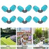 10pcs 16mm 90 Degree Hose Elbow Angle Drip Hose Lock