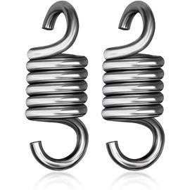 LATRAT Tension Spring for Hanging Chair and Hammock Hanging Chairs Stainless Steel Suspension for Porch Swing Hanging Chairs Stainless Steel Tension Spring (7 mm)