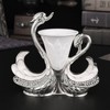 Swan Shape Dinnerware Set Light Luxury Exquisite Elegant Swan Shape