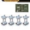 CNNELL 4Pcs Strut Shocks Coil Spring Compressor 2-Way Adjustable Lift