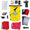 Mochila impermeable con correas y bolsillos, bolsa seca flotante para