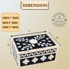 collectiblesBuy Handcrafted Bone Inlay Decorative Box Floral Design Multipurpose Storage