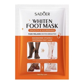 Whitening Foot Mask, Tender Skin, Moisturizing, Autumn and Winter Foot Care, Niacinamide Whitening Foot Mask 35g 1 piece