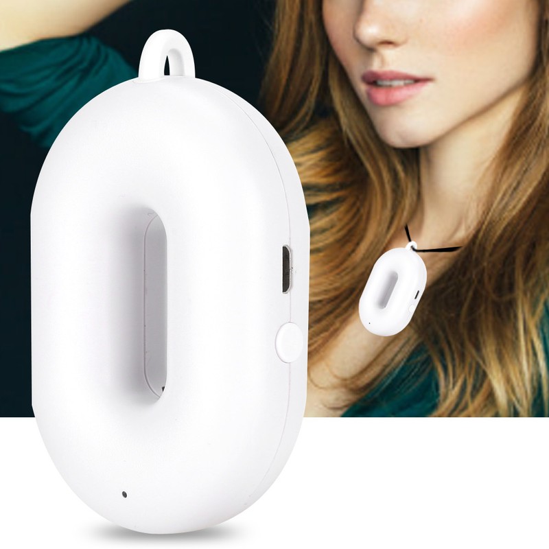 Neck Hanging Necklace Type Mini Portable Negative Ion Air Purifier