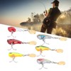 Metal Mini VIB with Spoon Trout Fishing Lure 9g Sinking