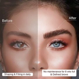 Bluemega Permanente de Cejas Kit de laminación de Cejas, Kit de elevación de Cejas Profesional, Permanente de Cejas 3D DIY para Cejas Moldeadoras de Moda Naturales, Larga duración 8 semanas