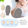 CLDURHGE Back Brush for Body Scrub, Multifunctional Back Brush Set