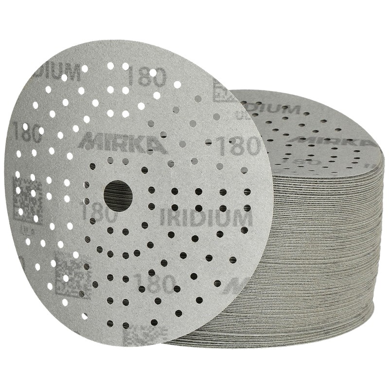 Mirka Iridium Sandpaper Diameter 150 mm 121 Hole Grain 180