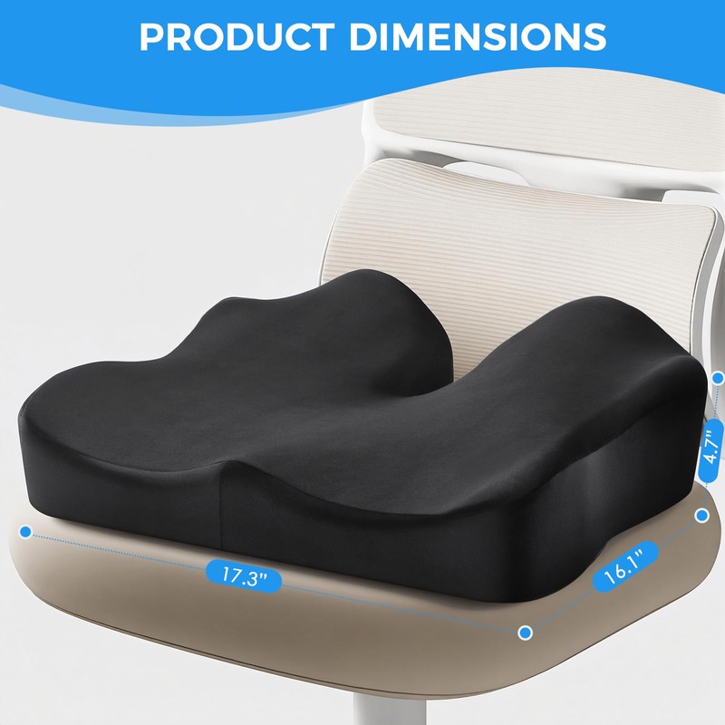 Niceeday Seat Cushion for Office, Car & Wheelchair - Premium