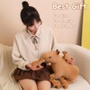 SQEQE Capybara Mommy Plush with 4 Cute Babies Capybara Stuffed