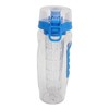 Fruit Infuser Water Bottle Anti Slip Grip Flip Top Lid
