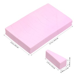 IWOWHERO 72pcs Makeup Sponges Beauty Wedge Makeup Applicators Soft Triangle Powder Dry Wet for Foundation Concealer Blush