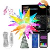 LeuKoles 3D Christmas Star Illuminated, 10 Inch Intelligent Illuminated Christmas