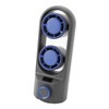 Desktop Tower Fan Profesional Efficient Stepless Speed Adjustable Dual Turbine