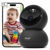 Alaga Security Indoor Cam 3K Indoor Surveillance Camera, WiFi, Swivelling,