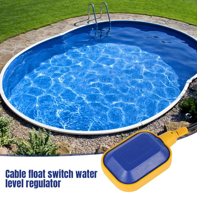 Riisoyu 250V 10A Cable Float Switch, 3 Metre Cable Water