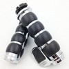 HTT Chrome Rubber Hand Grips 1" Pair For HD FXDWG