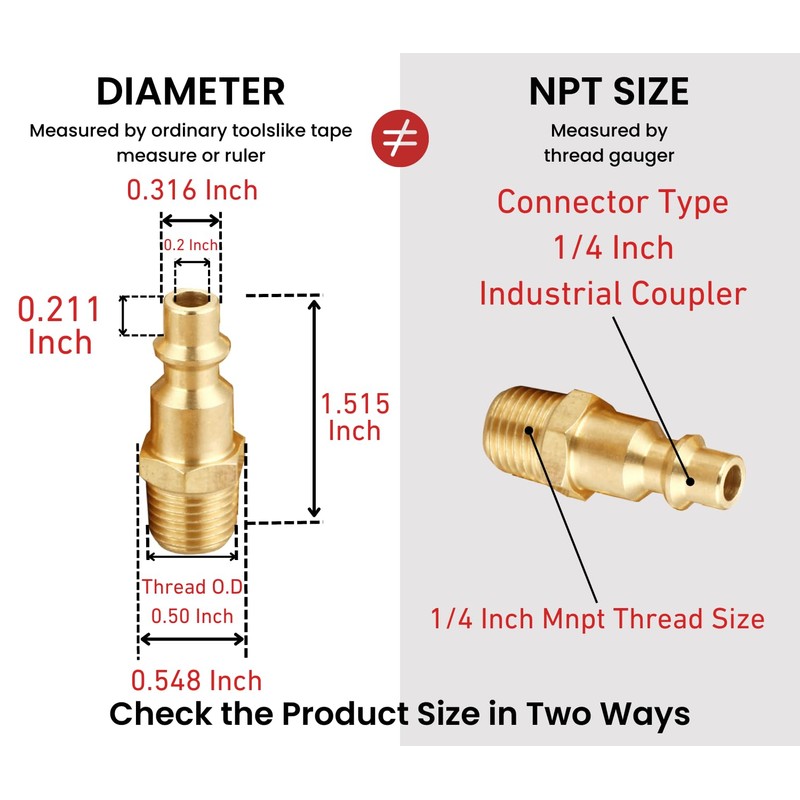 T TANYA HARDWARE Coupler and Plug Kit (28 Piece), Industrial