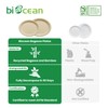 biocean 12.5 Inch Compostable Oval Plates [125-Value Pack] - Sustainable