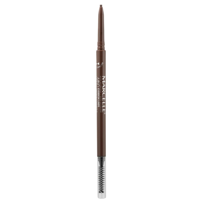 Marcelle Nano Retractable Eyebrow Liner, Medium Brown, Brow Pencil, Ultra-Precise