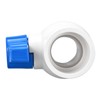 sourcing map Ball Valve, 40mm ID PVC Socket End Shut