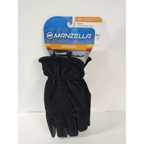 Manzella U005M Men's SDU-10 Insulated Suede Gloves Sz Large water