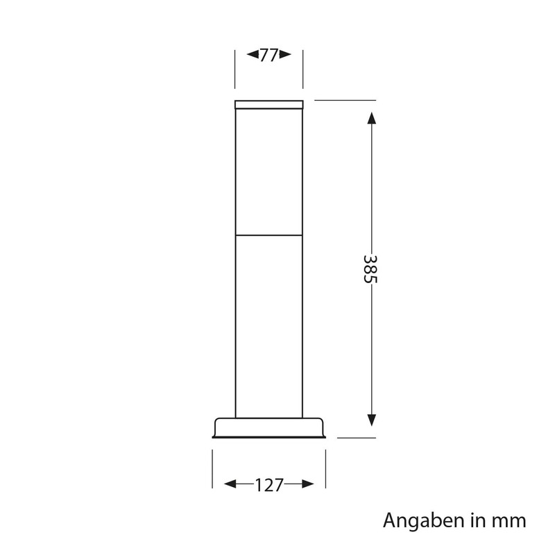 ledscom.de Poru Path Light / Bollard Light for Outdoor Use,