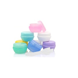 HINNASWA Travel Containers For Toiletry, Lotion Travel Accessories Bottles for Cosmetic, Makeup, Body & Hand Cream, Toiletries