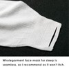 SleepingMask 100% Silk Sleeping Made in Japan SilkMask InnerMask (White)
