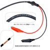 110cm Oscilloscope Probe 2 Alligator Clip Copper BNC Male Plug