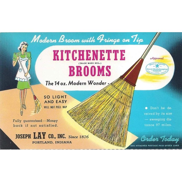 The Original Kitchenette Broom - CASE of 4 - Lightweight