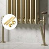 Brushed Brass Effect Radiator Pipe Covers & Collars – 15mm