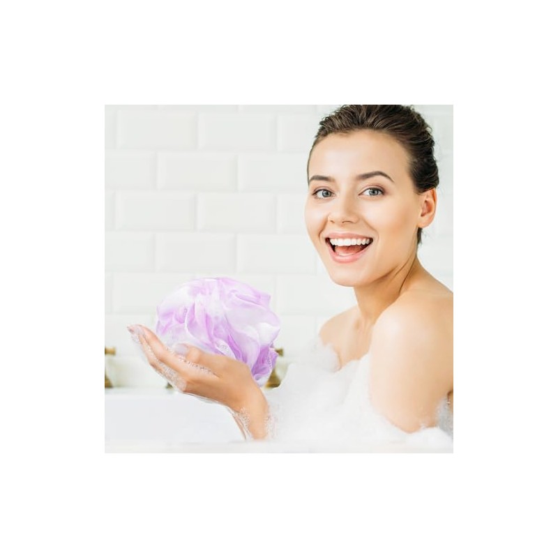 Tbestmax Esponjas Baño Ducha Paquete Exfoliantes Corporales Unidad Colores Verde