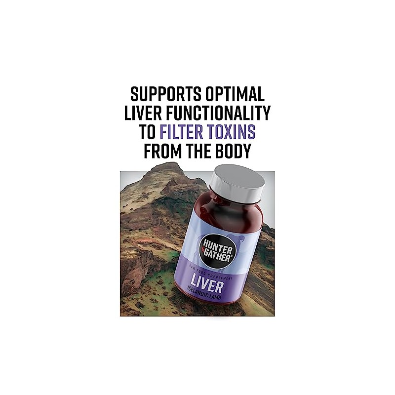Hunter & Gather Nose to Tail, 90 Liver Capsules