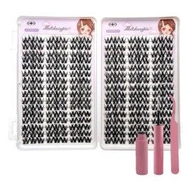 Kit de Pestañas Postizas Segmentadas en Cluster para un Volumen Natural y Reutilizable